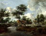 Meindert Hobbema - The Watermills at Singraven near Denekamp